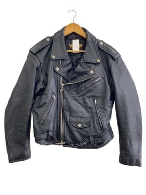 Harley-Davidson ダブルライダースジャケット ブラック　Ｌ　韓国製 HARLEY-DAVIDSON ハーレーダビッドソン ダブルライダースジャケット