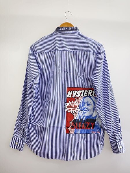 HYSTERIC GLAMOUR(ヒステリックグラマー) / 長袖シャツ/M/コットン/BLU 