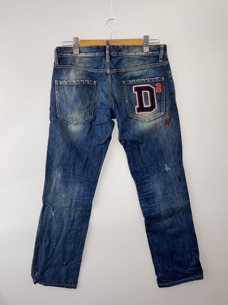 DSQUARED ディースクエアード 74LA278 ロゴワッペン ダメージ