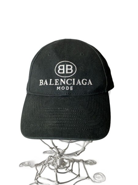 BALENCIAGA バレンシアガ キャップ 正規品 BALENCIAGA(バレンシアガ) / キャップ/L/コットン/BLK/メンズ | 中古品
