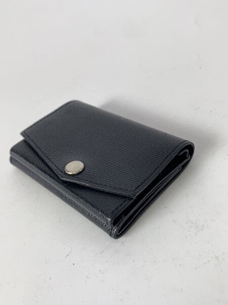 abrAsus(アブラサス) / 3つ折り財布/レザー/BLK/メンズ | 中古品の販売