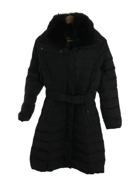 nano・universe西川ダウンFOXファー38ブラック黒ナノ・ユニバース nano