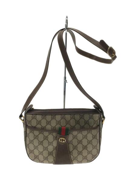 GUCCI(グッチ) / オールド/シェリーライン/ショルダーバッグ/PVC/BRW 