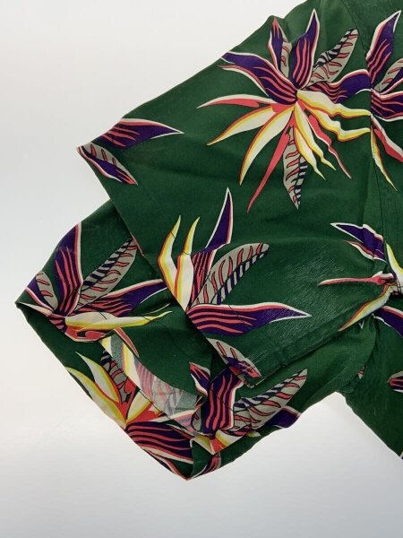 WACKO MARIA / アロハシャツ/M/レーヨン/GRN/花柄 WACKO MARIA(ワコマリア) / アロハシャツ/M/レーヨン/GRN/花柄 | 古着