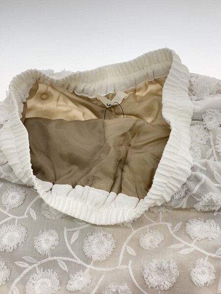 IENA / ジャガード刺繍タイトイージースカート/36/コットン/花柄/WHT/23-060-900-1330 IENA(イエナ) / ジャガード刺繍タイトイージースカート/36/コットン/花