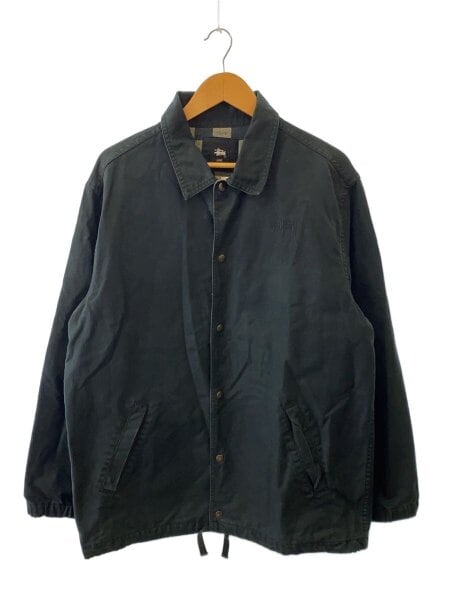 Stussy ジャケットXL STUSSY(ステューシー) / ジャケット/XL/コットン/BLK/無地 | 古着の
