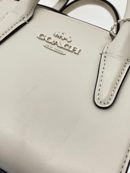 COACH(コーチ) / ハンドバッグ/レザー/WHT/無地/CO974// | 中古品の