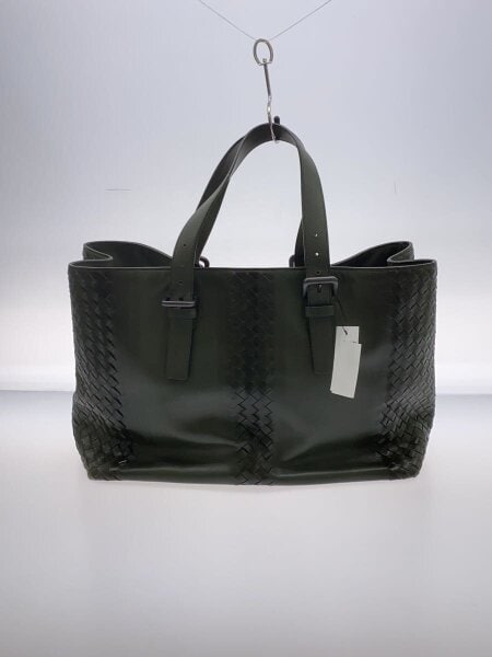 BOTTEGA VENETA(ボッテガヴェネタ) / トートバッグ/レザー/カーキ/無地 