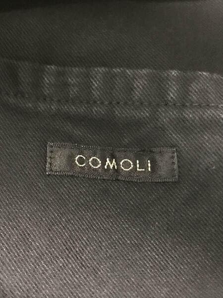 最終価格　comoli コットンツイルジャケット　サイズ3 ブラック COMOLI(コモリ) / コットンツイルジャケット/3/コットン/BLK