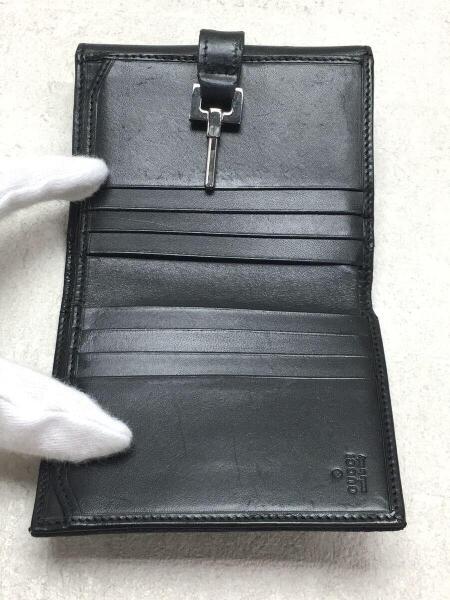 GUCCI(グッチ) / 2つ折り財布/キャンバス/ブラック/メンズ/035 1323