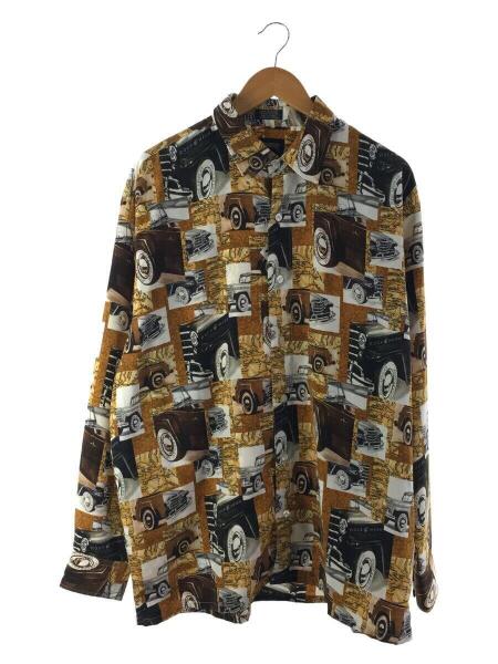 ROCAWEAR ロカウェア 総柄 長袖 ポリエステル 柄シャツ オーバーサイズ ROCAWEAR(ロカウェア) / 長袖シャツ/XXL/ポリエステル/総柄