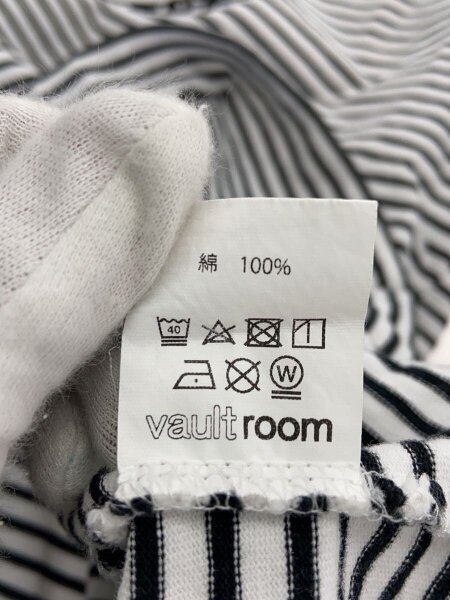 vaultroom(ボルトルーム) / 長袖Tシャツ/M/コットン/WHT vaultroom(ボルトルーム) / 長袖Tシャツ/M/コットン/WHT