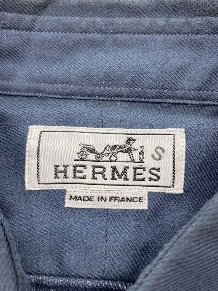 HERMES(エルメス) / 長袖シャツ/--/コットン/NVY | 古着の販売・通販