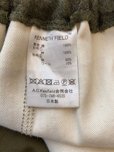 KENNETH FIELD(ケネスフィールド) / ボトム/--/コーデュロイ/KHK