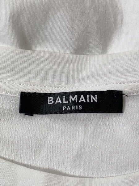 BALMAIN(バルマン) / Tシャツ/XS/コットン/WHT/無地// | 古着の販売