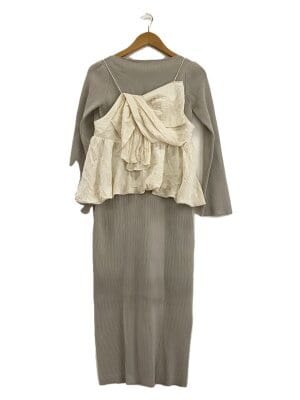 CELFORD(セルフォード) / 長袖ワンピース/1/ポリエステル/BEG