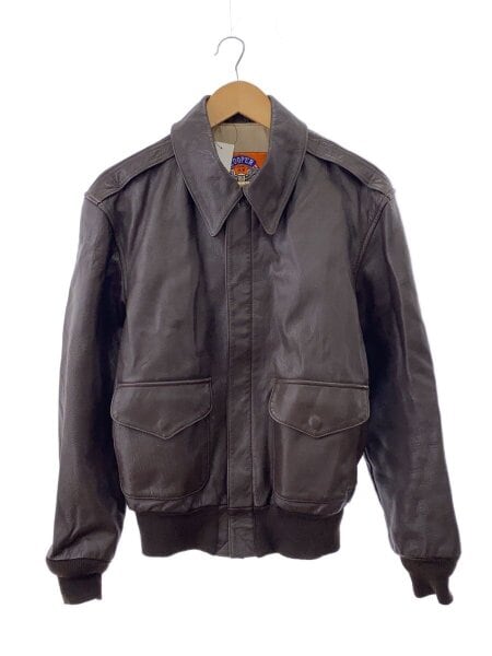 80s USA製 COOPER クーパー スエード レザージャケット ma1 古着 80～90年代 クーパー COOPER G-1タイプ レザーフライトジャケット
