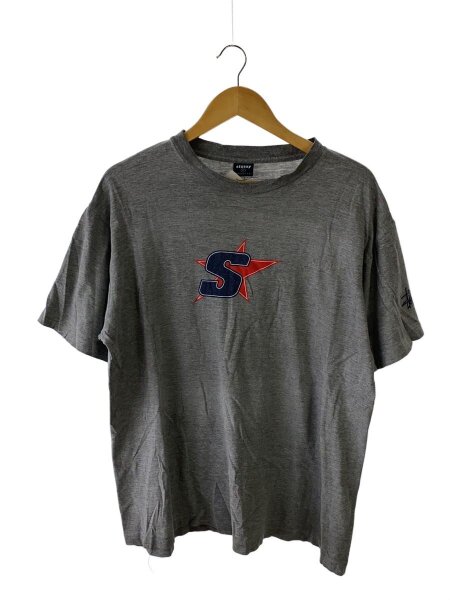 STUSSY(ステューシー) / 90s/紺タグ/USA製/Tシャツ/XL/コットン/グレー 