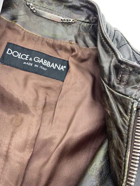 DOLCE&GABBANA(ドルチェアンドガッバーナ) / レザージャケット