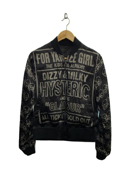 HYSTERIC GLAMOUR(ヒステリックグラマー) / ブルゾン/M/レーヨン/BLK 