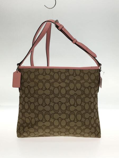 COACH(コーチ) / アウトラインシグネチャー ファイルバッグ/クロス 