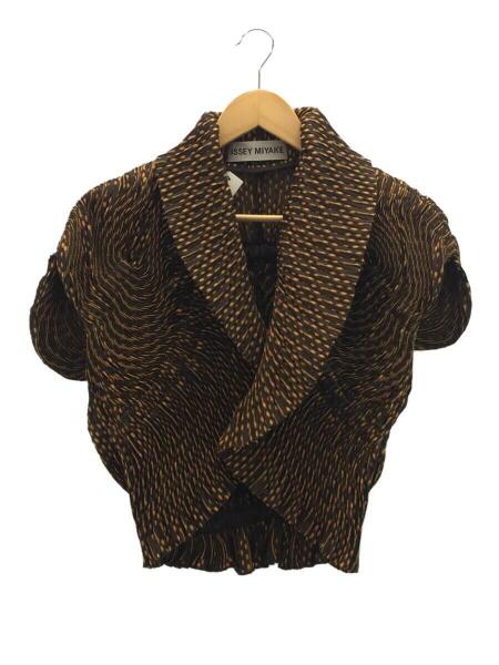ISSEY MIYAKE(イッセイミヤケ) / ジャケット/2/ポリエステル/BRW/総柄  