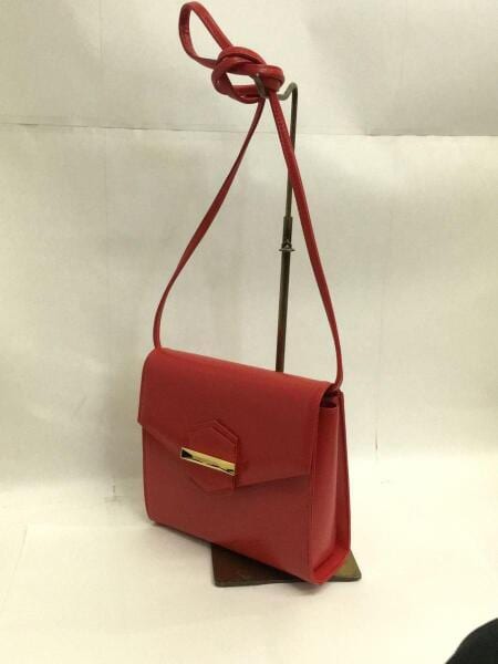 ungaro(ウンガロ) / レザーポシェット/ショルダーバッグ/レッド ungaro(ウンガロ) / レザーポシェット/ショルダーバッグ/レッド