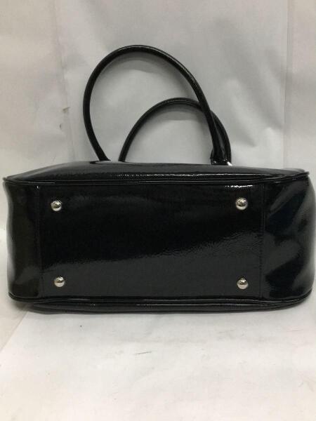 LULU GUINNESS(ルルギネス) / トートバッグ/エナメル/BLK/無地 | 中古 