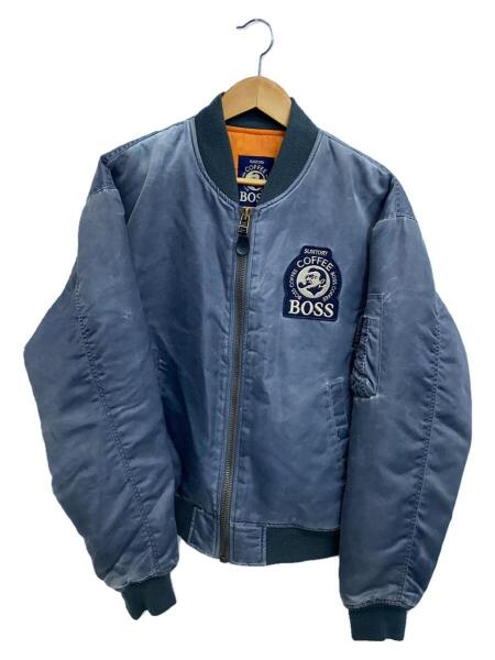 SUNTORY COFFEE BOSS ナイロンスタジャン 90s ビンテージ 90'sビンテージ古着！SUNTORY COFFEE BOSSナイロンスタジャン