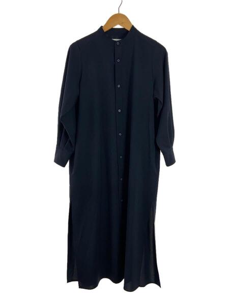 HYKE(ハイク) / シャツワンピース/1/ポリエステル/NVY/無地/241-16218