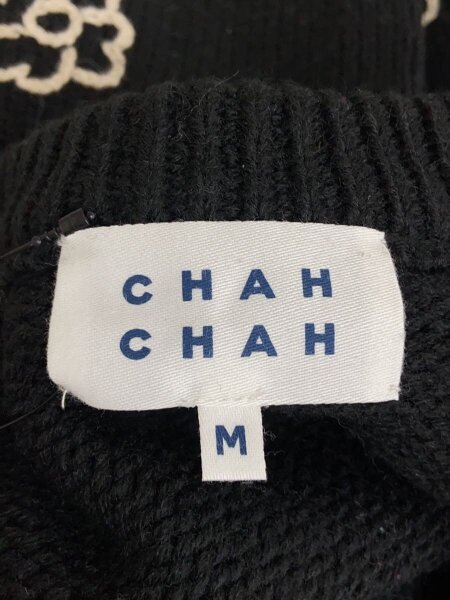 ChahChah(チャーチャー) / フラワー刺繍/カーディガン(厚手)/M/ウール