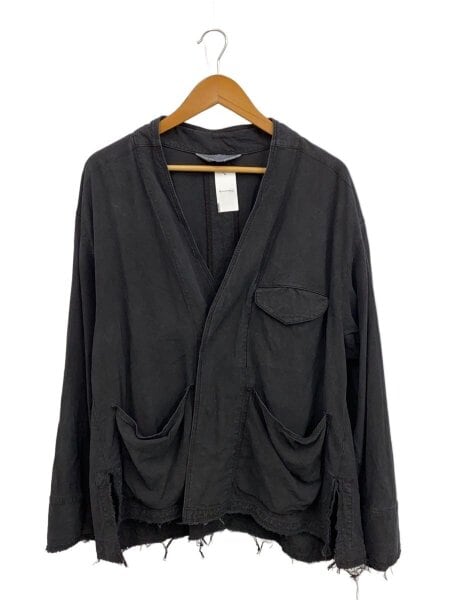 ANCELLM(アンセルム) / 24SS SILK SUEDE COLLARLESS JACKET/ジャケット
