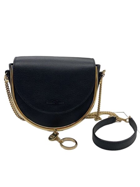 SEE BY CHLOE(シーバイクロエ) / イブニングバッグ/レザー/BLK/02-20 