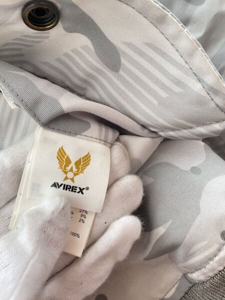 フライトジャケット LIGHT MA-1 SEAL TEAM7 WHITE CAMO AVIREX(アヴィレックス) / LIGHT MA-1 SEAL TEAM 7/XL/ポリエステル