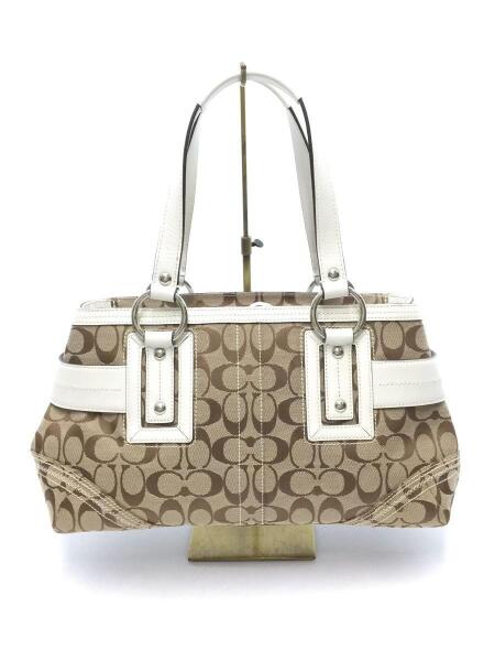 COACH(コーチ) / ハンドバッグ/キャンバス/BRW/10625/シグネチャー 