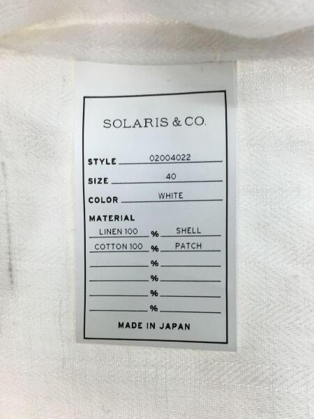 その他ブランド(ソノタブランド) / SOLARIS&CO./長袖シャツ/40/リネン 