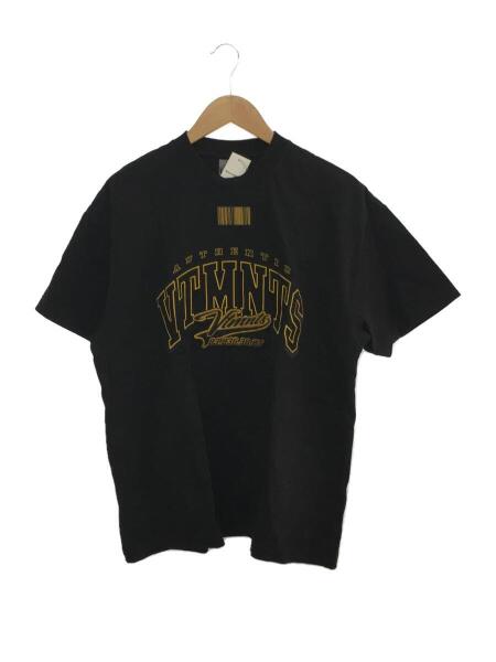 VETEMENTS(ヴェトモン) / VTMNTS/22SS/COLLEGE T-SHIRT/S/コットン/BLK 
