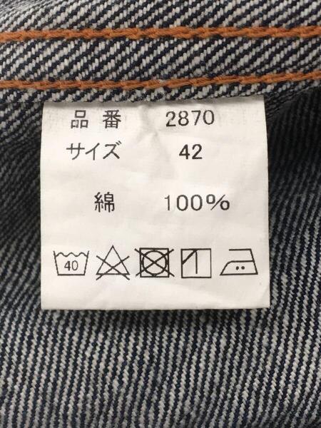 FULL COUNT(フルカウント) / Gジャン/42/デニム/IDG/2870/2nd TIGHT