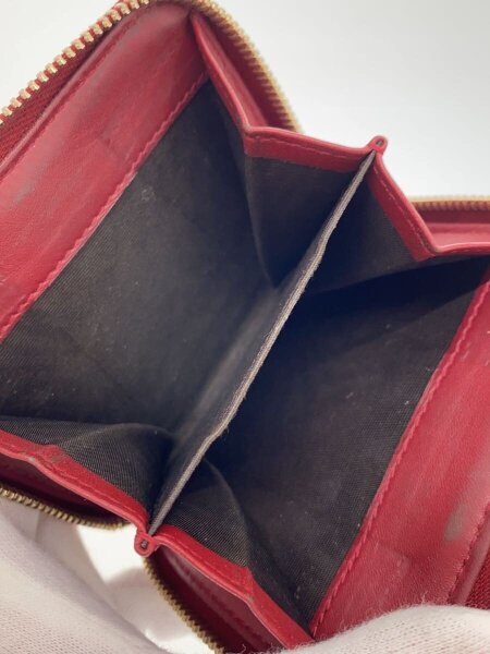 GUCCI(グッチ) / 2ツ折サイフ_マイクログッチシマ/レザー/RED