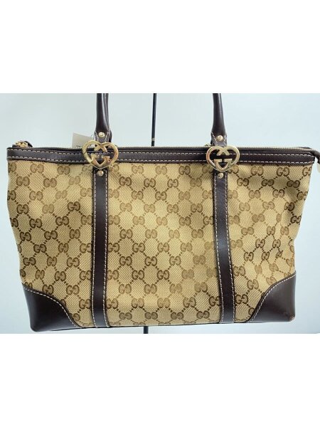 GUCCI(グッチ) / ラブリートートバッグ_GGキャンバス/--/BEG/総柄 