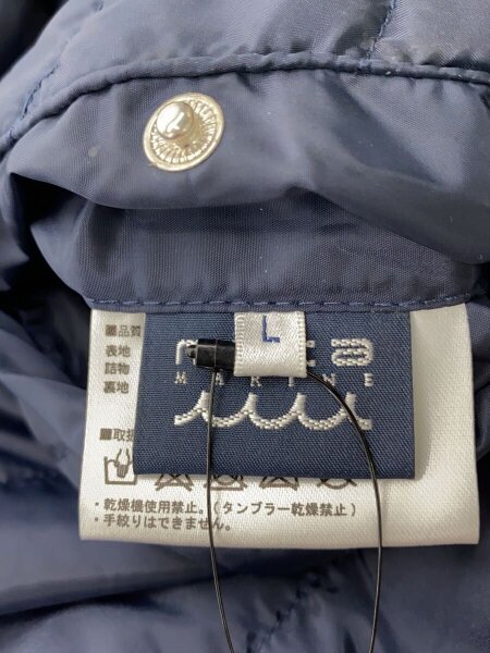 muta MARINE / ダウンジャケット/L/ポリエステル/NVY/MMRB-443007 muta MARINE(ムータマリン) / ダウンジャケット/L/ポリエステル/NVY