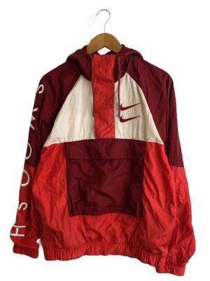 NIKE(ナイキ) / ナイロンジャケット/M/ポリエステル/RED/F6-12-06-ZKH