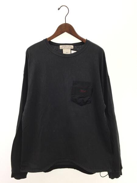 REMI RELIEF(レミレリーフ) / 長袖Tシャツ/M/コットン/グレー/コラボ 