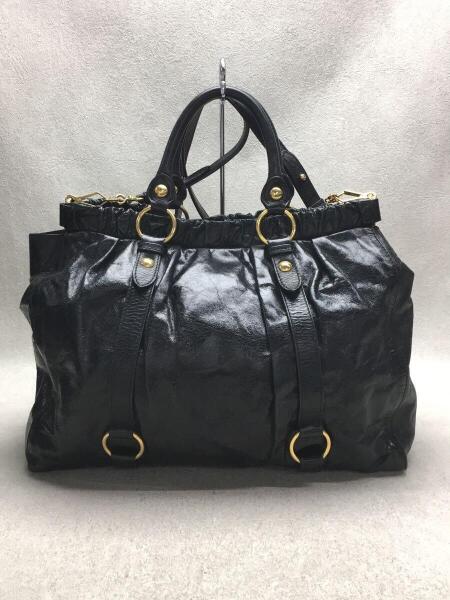 miumiu ヴィッテロラックス ハンドバッグ ショルダーバッグ レザー