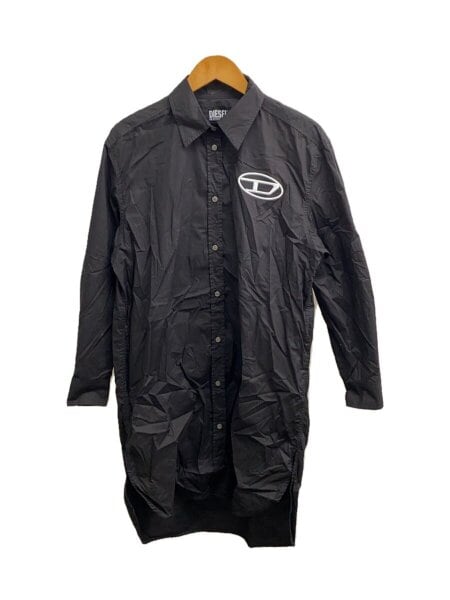 DIESEL / シャツワンピース/XS/コットン/BLK/D-LUNAR-A DIESEL([イリョウ/フクショク]ディーゼル) / シャツワンピース/XS