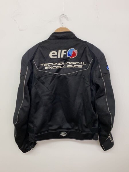 elf / シングルライダースジャケット/L/ポリエステル/BLK/EL-7226 elf(エルフ) / シングルライダースジャケット/L/ポリエステル/BLK/EL