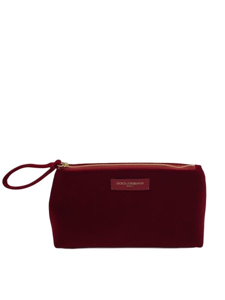 DOLCE&GABBANA(ドルチェアンドガッバーナ) / ポーチ/--/RED/無地 