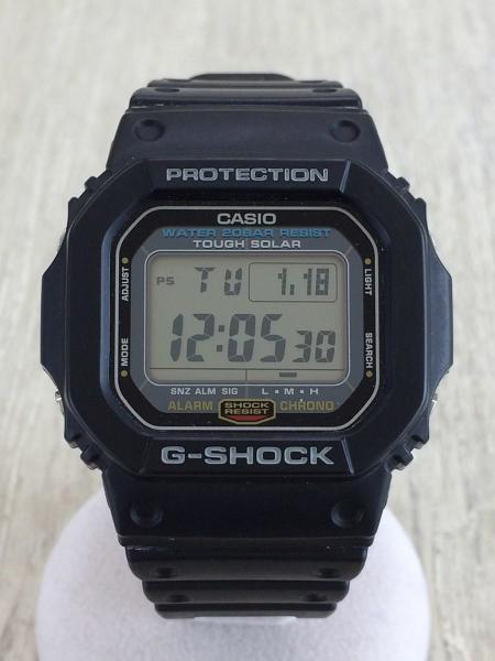 カシオ G-SHOCK G-5600E-1JF(1個) ブラック ブルー 腕時計 デジタル 