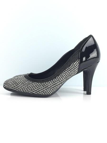 Artemis ブラックパンプス 24cm 美品】DIANA ダイアナ ビジュー