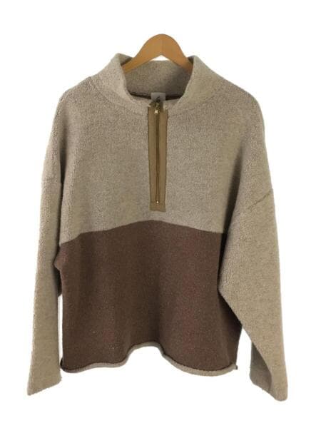 専用6(ROKU) ウール ポリエステル ハーフジップ ニット　完売 専用6(ROKU) ウール ポリエステル ハーフジップ ニット 完売 専用6